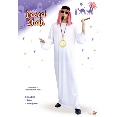 Adult Desert Arab Sheik Costume One Size