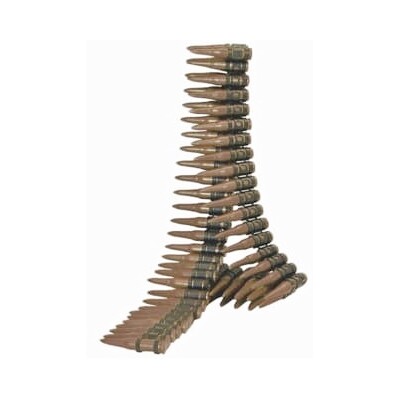 Plastic Toy Bullet Ammo Belt 96 Bullets 1.5m