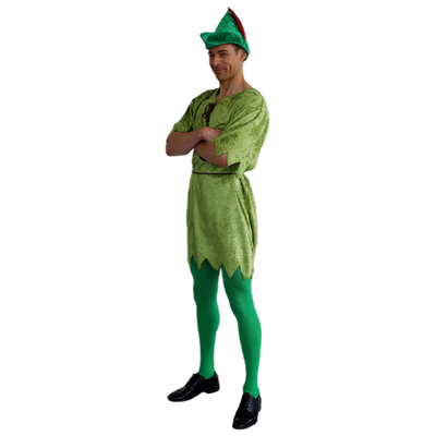 Adult Neverland Kid Peter Pan Robin Hood Costume Unisex Small Size