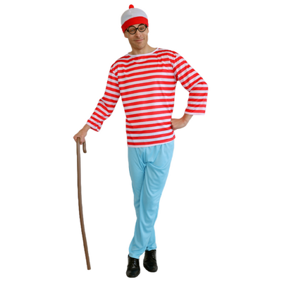 Adult Where's Walter Costume Mens X Large