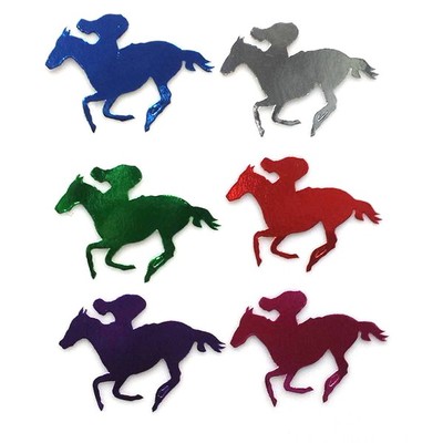 Assorted Colour Small Horse Cutouts (10cm) Pk 12