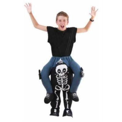 Child Carry Me Skeleton Halloween Costume (One Size) Pk 1