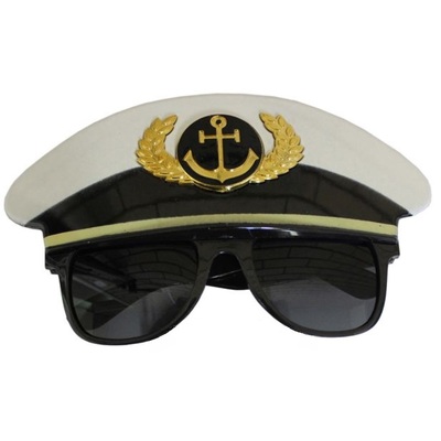 Ship Captain's Hat Novelty Glasses