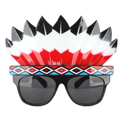 Native Indian Chief Costume Glasses (Pk 1)