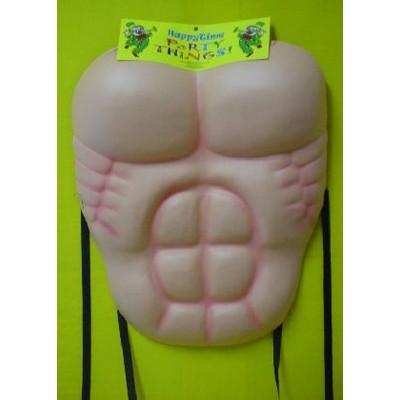Adult Muscle Chest Costume Pk 1