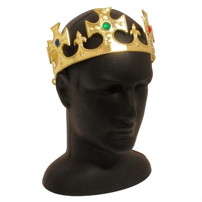 Crown King Gold Jewels Plastic Pk1 