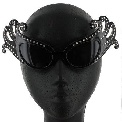 Sunglasses Dame Edna Black Pk1 