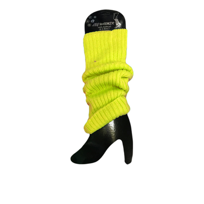 Neon Yellow Leg Warmers (1 Pair)