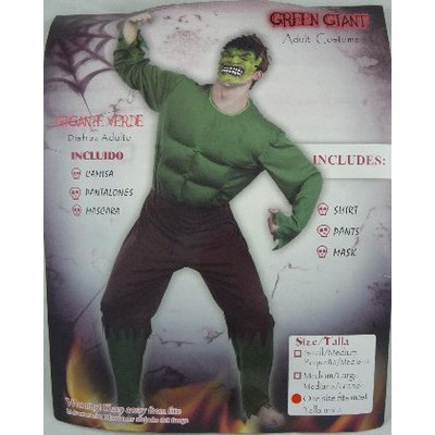 Green Monster Padded Adult Costume Pk 1