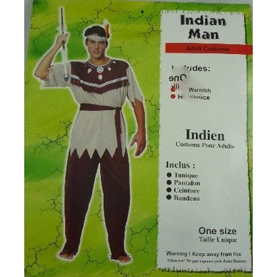 Brave Indian Adult Costume Pk 1