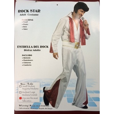 Adult Man Rock Star Costume Pk 1