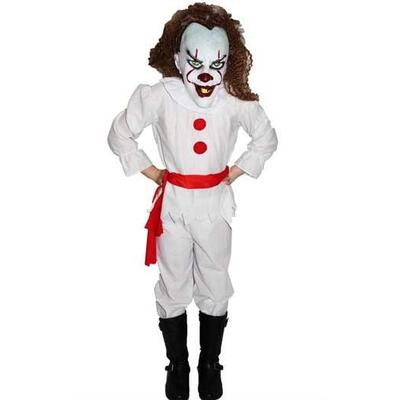 Child Halloween Clown Costume (Large) Pk 1