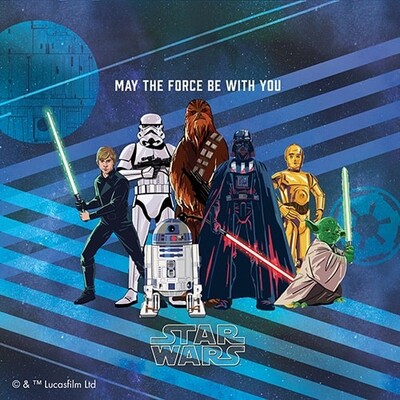 Star Wars Paper Lunch Napkins 2 Ply Pk 20