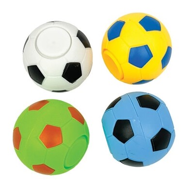 Soccer Fidget Spinners Party Favours Pk 4