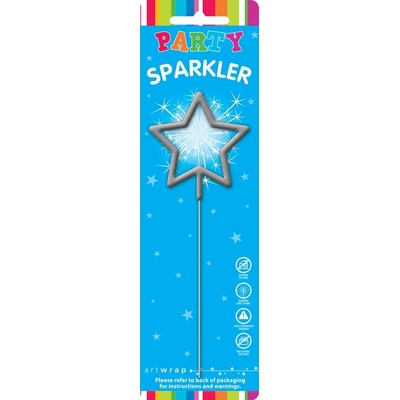 Star Shaped Party Sparkler 6cm (Pk 1)