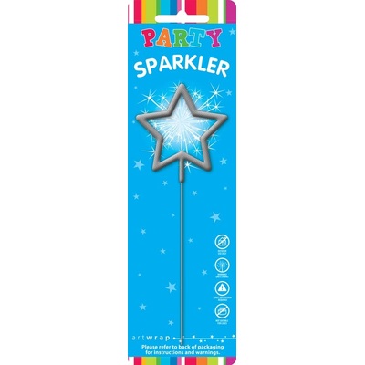 Star Shaped Party Sparkler 6cm (Pk 1)