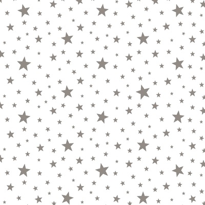 Cello Gift Wrap Sheet Clear with Silver Stars 1m (Pk 1)