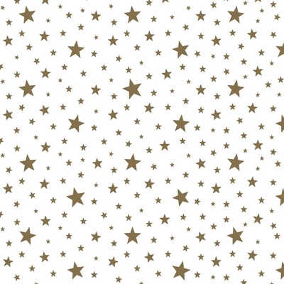 Cello Gift Wrap Sheet Clear with Gold Stars 1m (Pk 1)