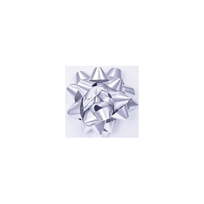 Large Silver Gift Wrap Bow (Pk 1)