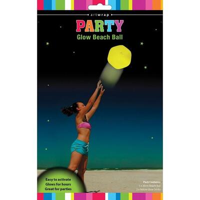 Glow Stick Beach Ball (Pk 1)
