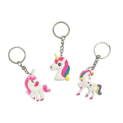 Unicorn Keyring Party Favours Pk 3