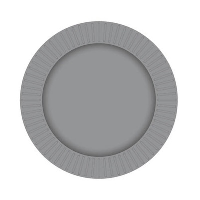 Silver Round Paper Plates 23cm (Pk 8)