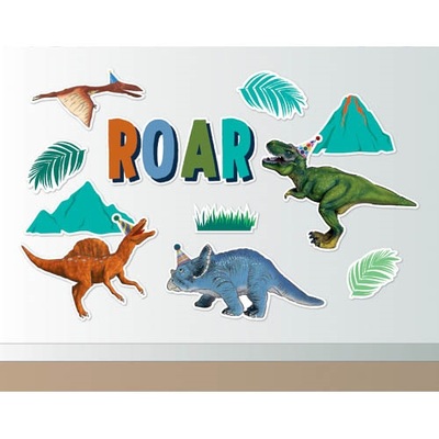 Dinosaur Party Wall Decorations Cutouts (Pk 12)