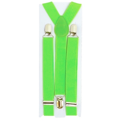 Green Braces Suspenders (Pk 1)