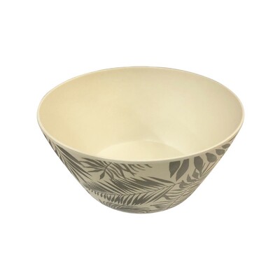 Bamboo Fibre Leafy Design Bowls 14cm Pk 4