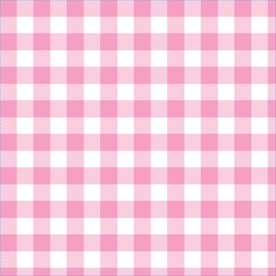Pink Gingham Print 2Ply Lunch Napkins (Pk 20)