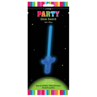 Blue Glow Stick Sword (Pk 1)
