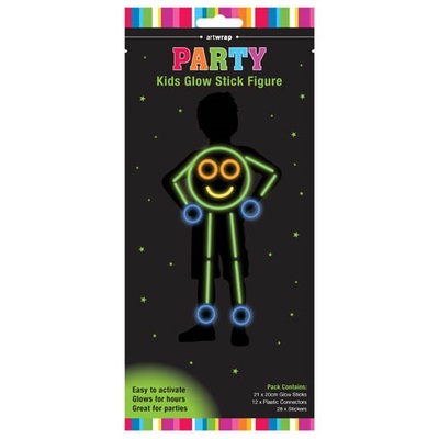 Kids Glow Stick Figure Set (61 Pieces)