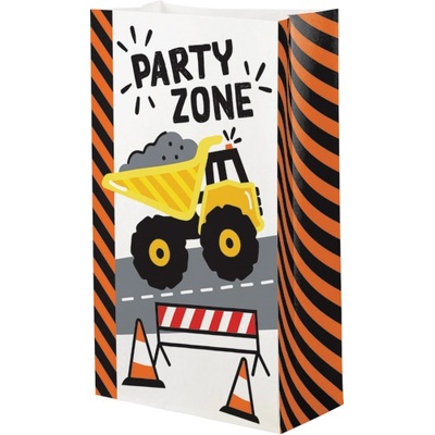 Construction Paper Party Loot Bags (Pk 8)