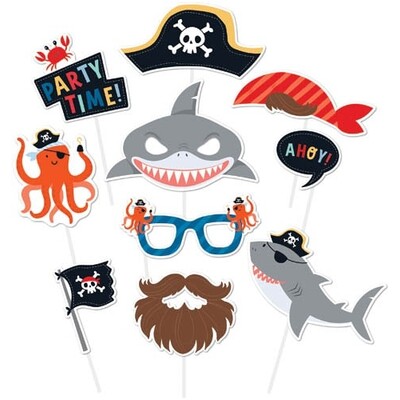 Pirate Ships Ahoy Photo Props Pk 10