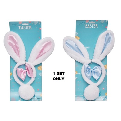Child Pink or Blue Easter Bunny Dress Up Set (Pk 1)