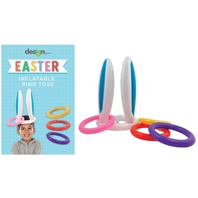 Inflatable Easter Bunny Ring Toss Party Game