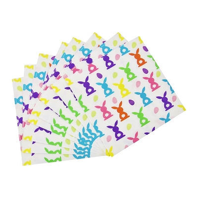 Bright Easter Bunnies 3 Ply Lunch Napkins (Pk 20)