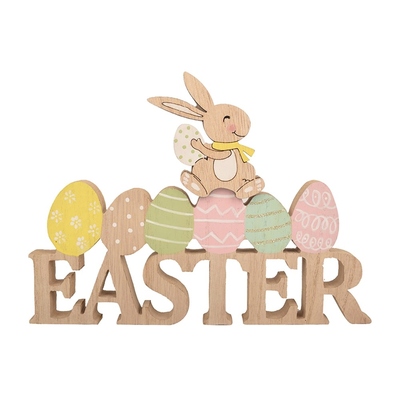Wooden MDF Easter Bunny Table Decoration