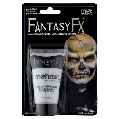 Mehron Fantasy FX Moonlight White  Makeup Face Paint (30ml) Pk 1