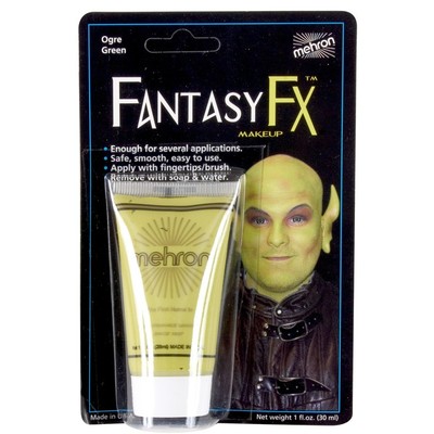Mehron Ogre Green Fantasy FX Make-Up (30ml) Pk 1