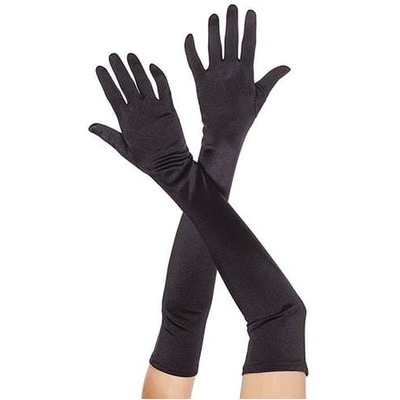 Extra Long Black Gloves 56cm (1 Pair)