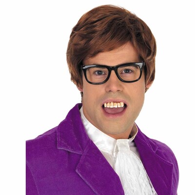 60's Groovy Gigolo Secret Agent Wig