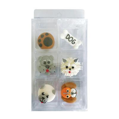 Dogs Edible Icing Decorations (Pk 6)