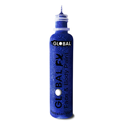 Royal Blue Glitter Face and Body Paint (36ml) Pk 1