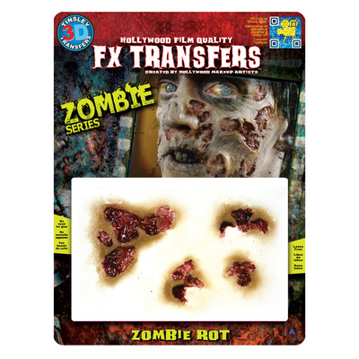 Medium Zombie Rot 3D FX Scar Transfer Pk 1