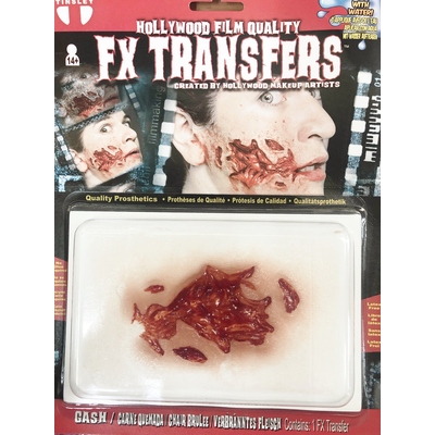 Medium Gash 3D FX Scar Transfer (Pk 1)