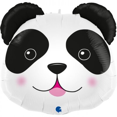 Animal Panda Head Supershape Foil Balloon (29in-74cm)