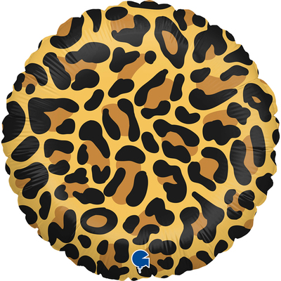 Leopard Spot Print Foil Balloon (18in)