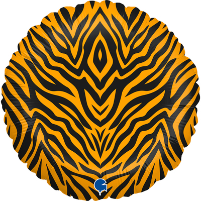 Tiger Stripe Print Foil Balloon (18in)