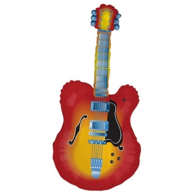 Electric Guitar Supershape Foil Balloon 89cm-35in